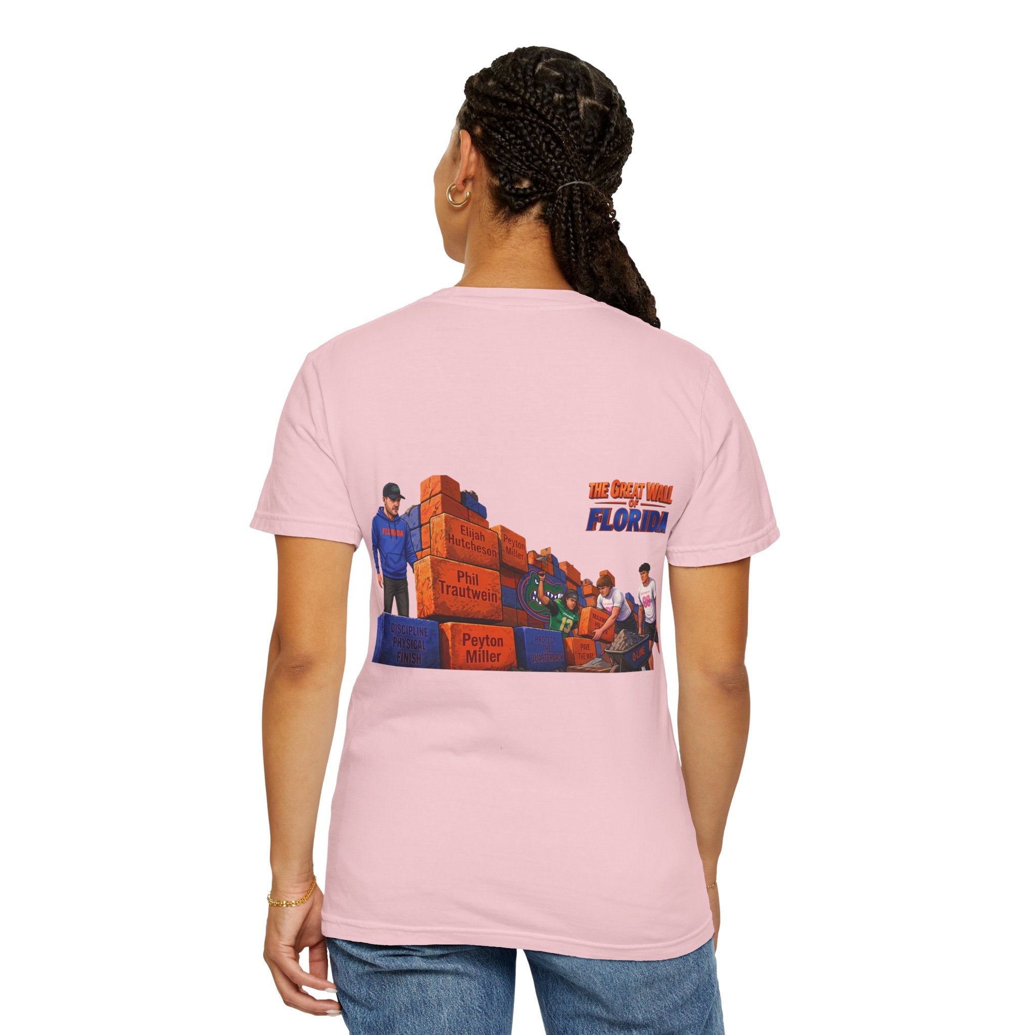 Florida The great wall Vintage Crewneck T-Shirt — 'The Gulf Will Florida' Retro Mailman Graphic