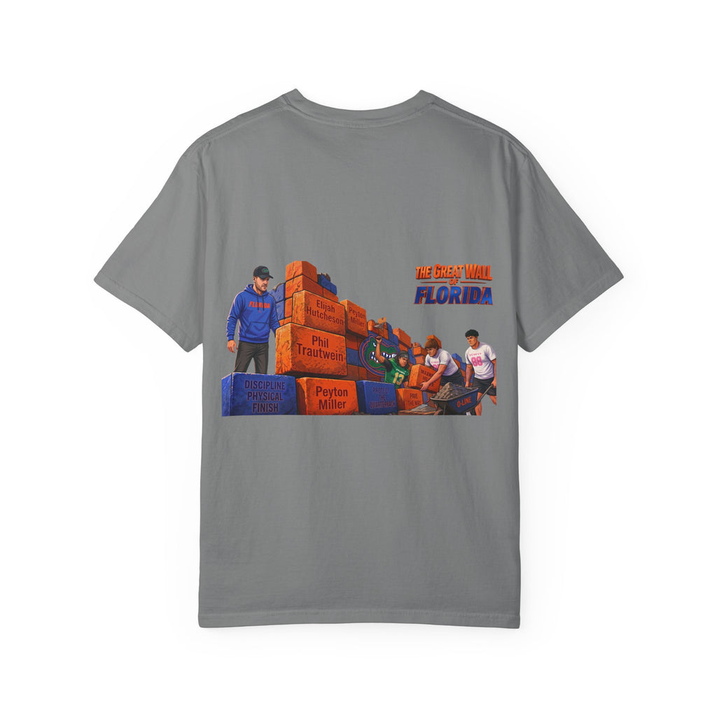 Florida The great wall Vintage Crewneck T-Shirt — 'The Gulf Will Florida' Retro Mailman Graphic
