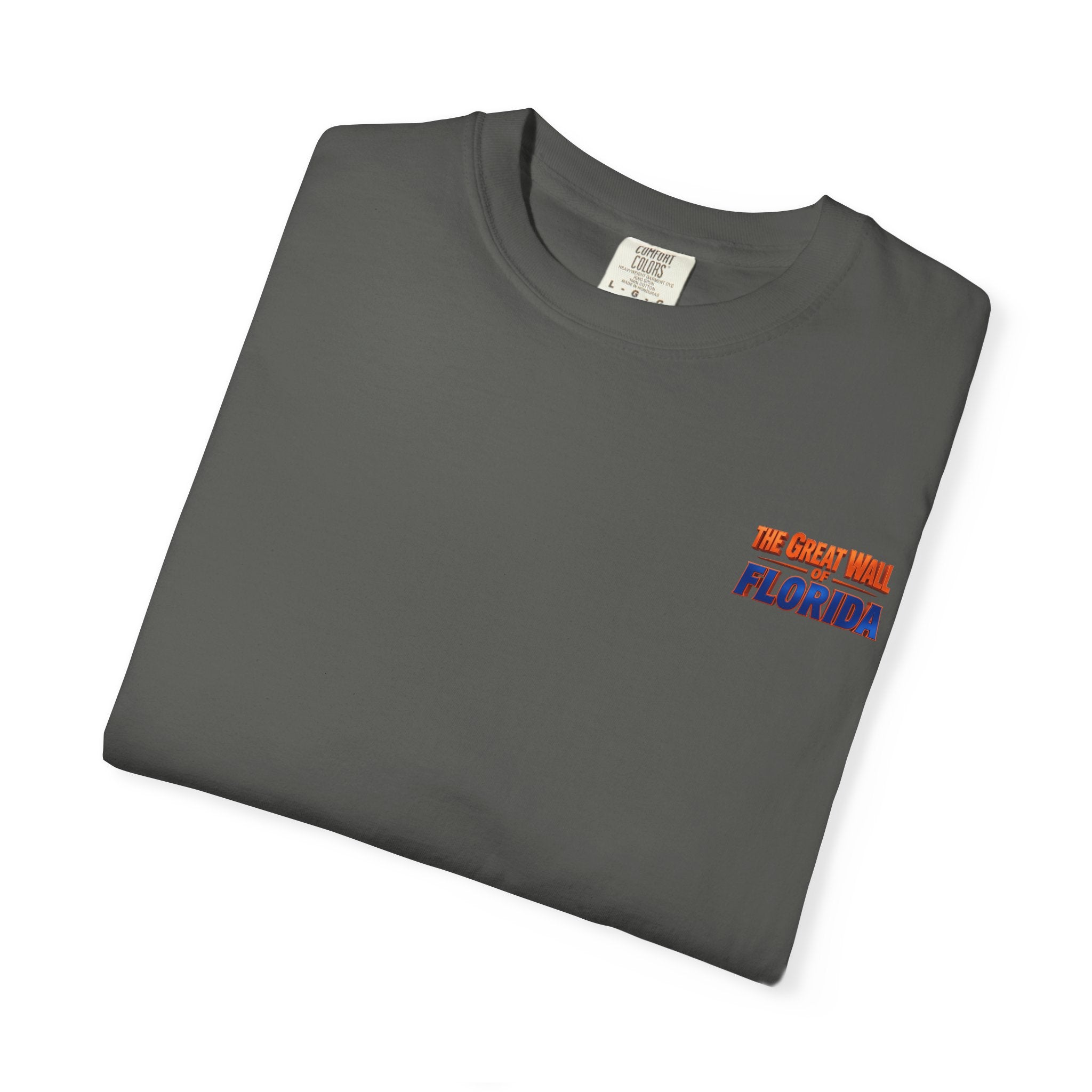 Florida The great wall Vintage Crewneck T-Shirt — 'The Gulf Will Florida' Retro Mailman Graphic