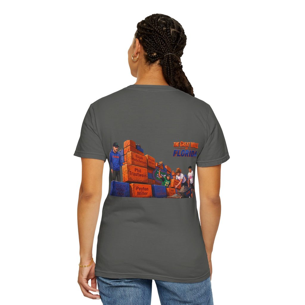 Florida The great wall Vintage Crewneck T-Shirt — 'The Gulf Will Florida' Retro Mailman Graphic