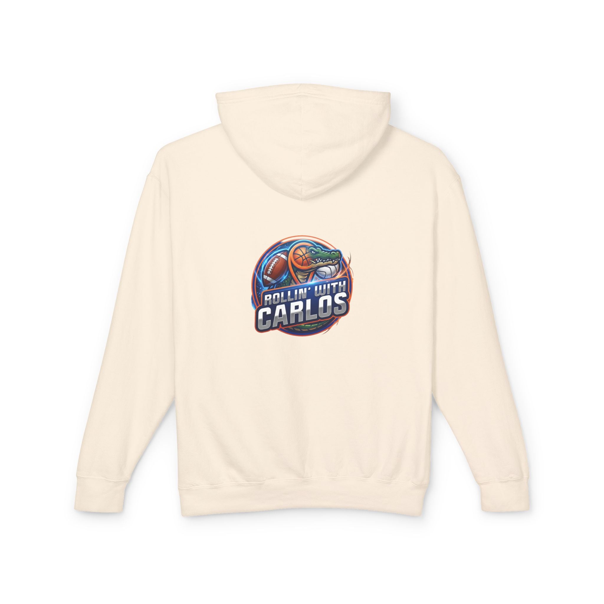 Hoodie • Rollin' with Carlos Vintage Racing Graphic Lightweight Hoodie