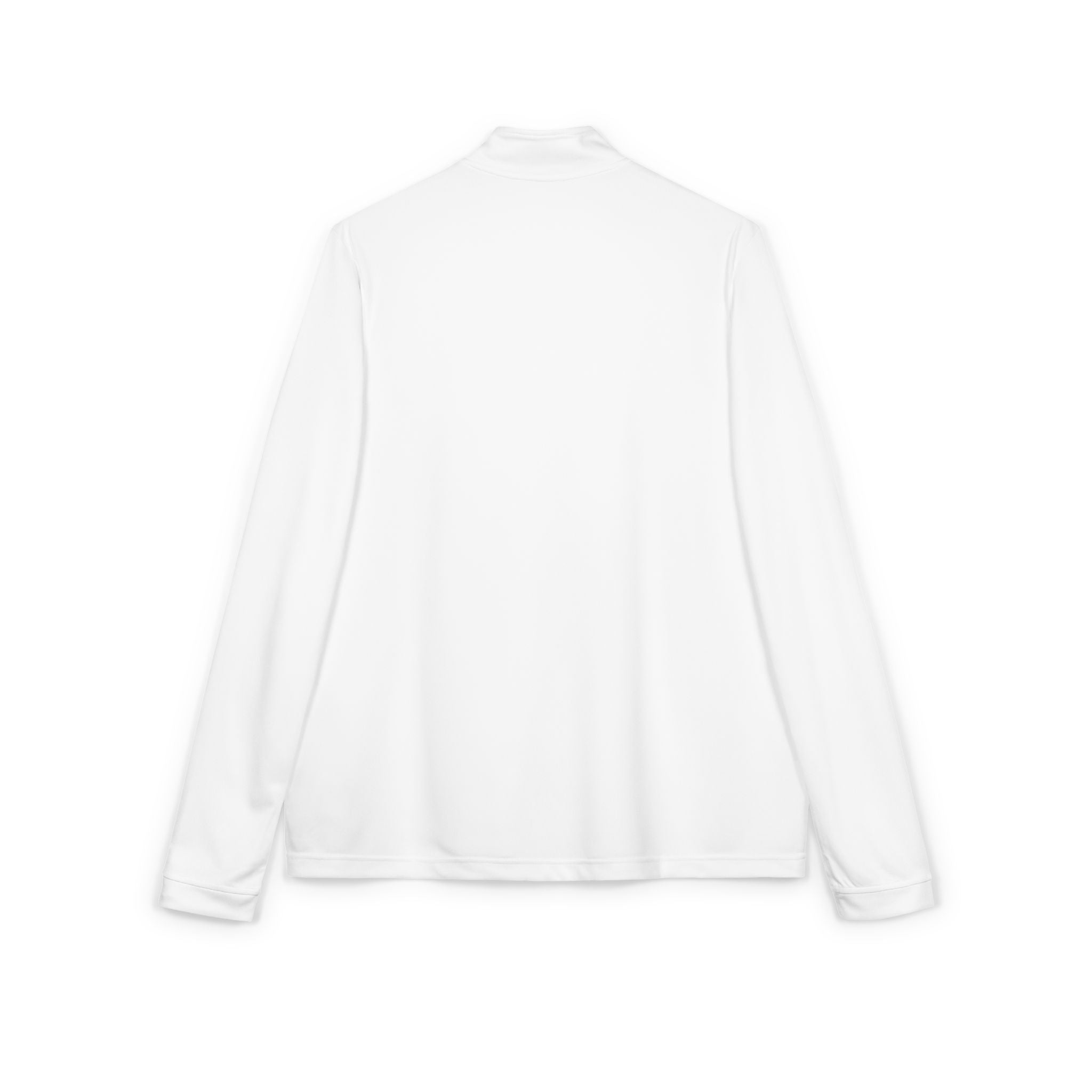 Quarter-Zip Pullover — Embroidered Floral Skull Logo