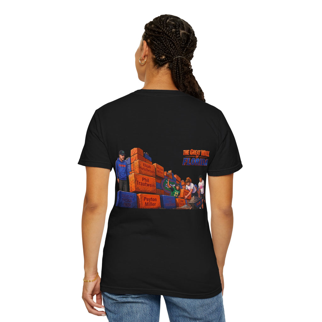Florida The great wall Vintage Crewneck T-Shirt — 'The Gulf Will Florida' Retro Mailman Graphic