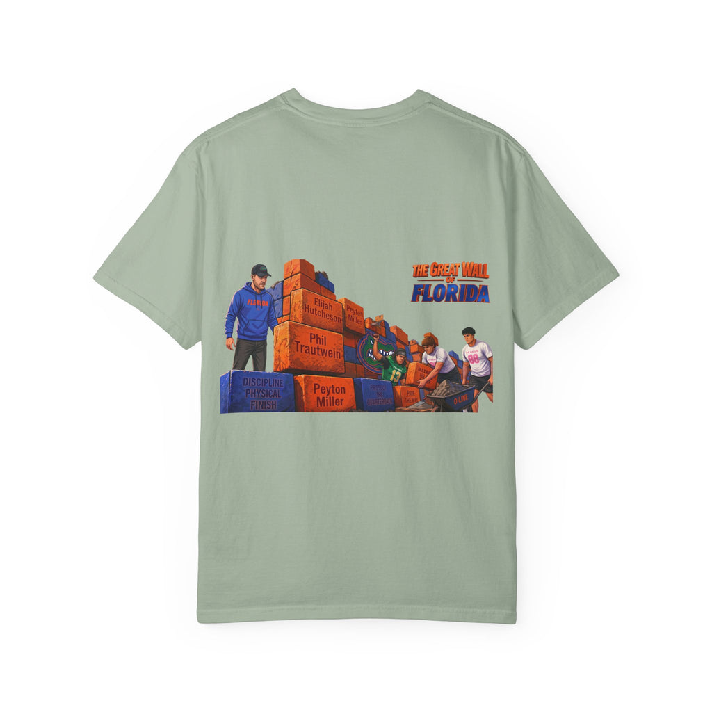 Florida The great wall Vintage Crewneck T-Shirt — 'The Gulf Will Florida' Retro Mailman Graphic