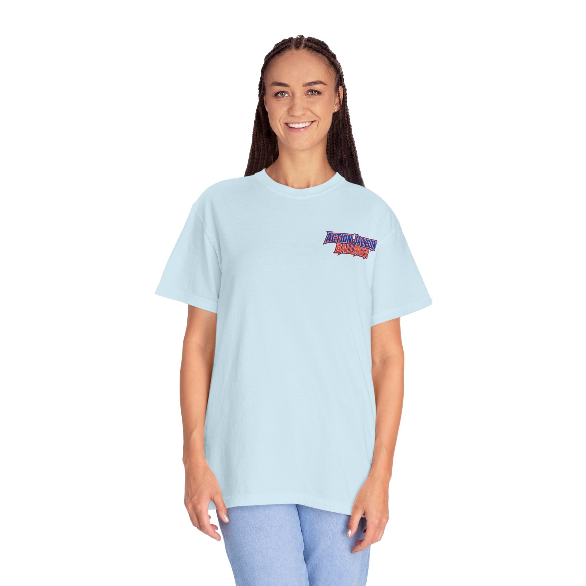 Action Jackson  T‑Shirt — Retro Team Graphic Tee